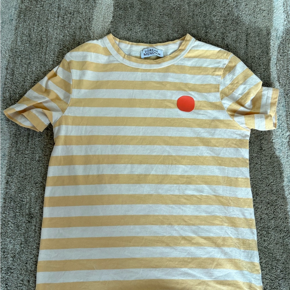 Lemon Striped Short Sleeve Tee